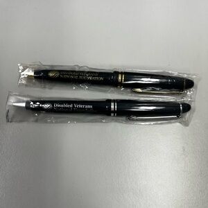 NWT Set of 2 Disabled Veterans National Foundation Promotional Pens